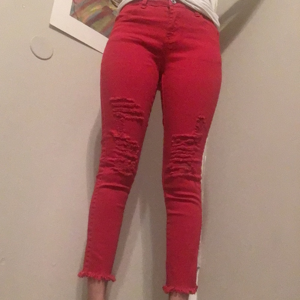 Red GoGo Jeans